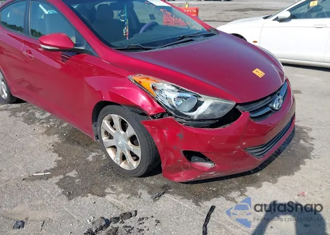 2012 Hyundai Elantra Limited (Ulsan Plant) from USA, damaged, VIN KMHDH4AE1CU299177
